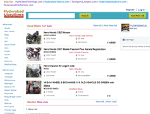 Tablet Screenshot of hyderabadusedbikes.com